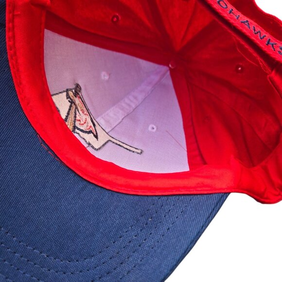 Oklahoma City Redhawks Baseball Team Adjustable Hat Cap OKC Red White Blue - Picture 6 of 8